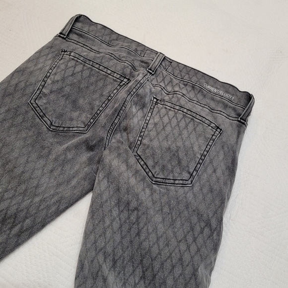 Current/Elliot the ankle skinny jeans- Gray fishnet. - Picture 10 of 15